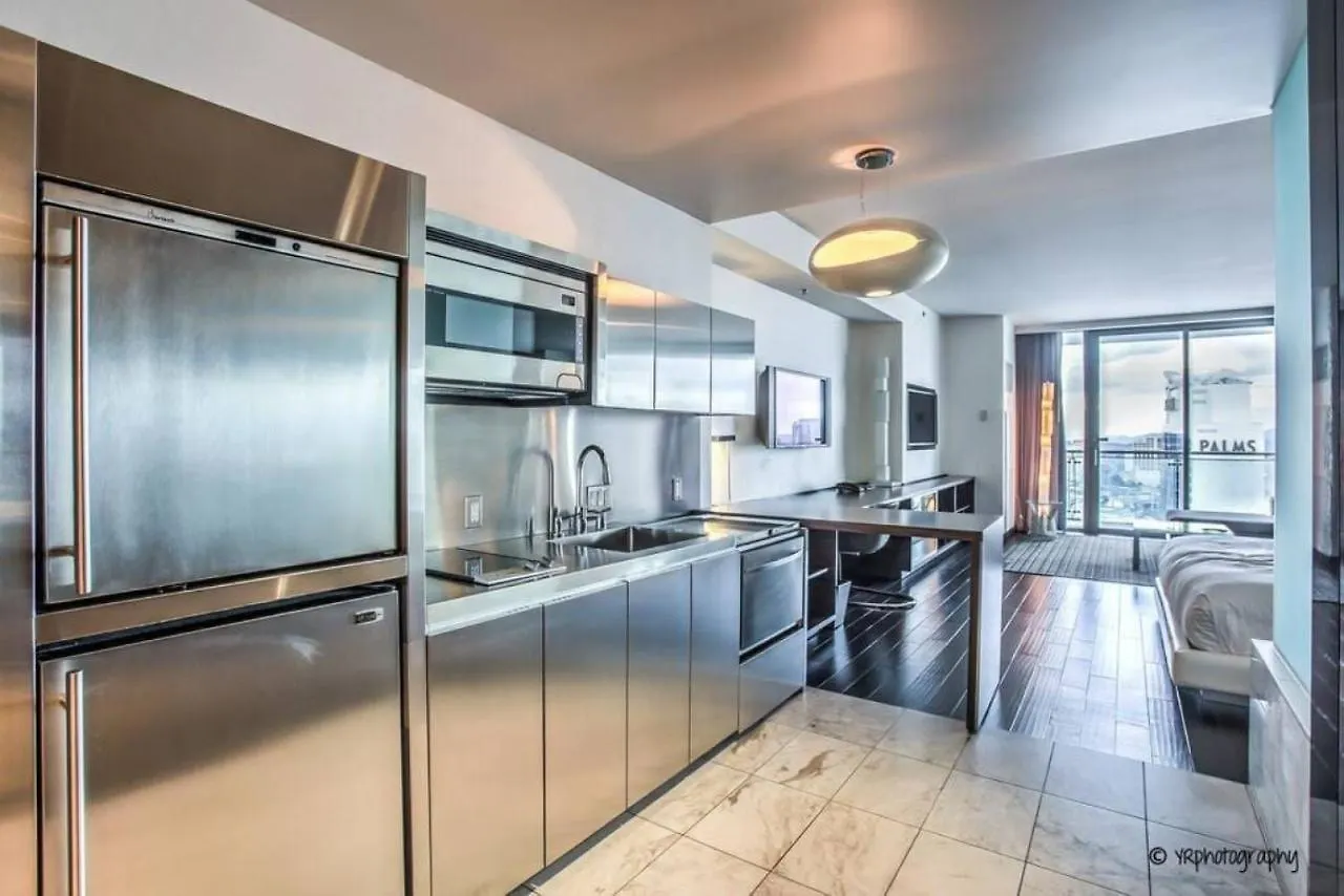 Strip View - Luxurious Studio At Palms Place Las Vegas Holiday home